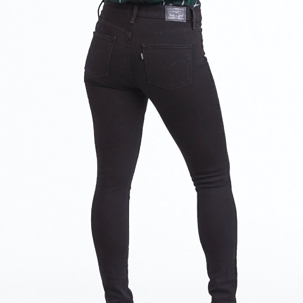 Levi's Premium 721 Shaping Skinny Corduroy Womens Jeans Pants Black Size 30 X 30